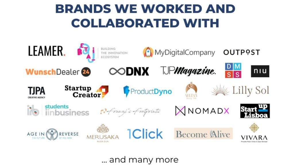 BRANDS WE WORKED and Collaborated WITH HOME